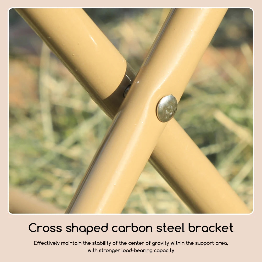 Foldable Portable Backpack Stool with Carry Bag – Lightweight Mini Outdoor Chair